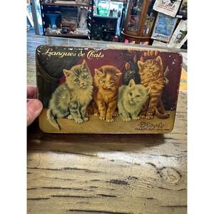 VTG Droste haarlem holland cat candy tin